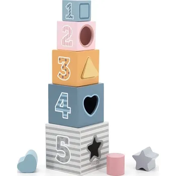 Dřevěná pyramida s číslicemi Viga