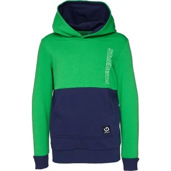 Chlapecké oblečení Chlapecká mikina Lewro KORTYS 128/134 Zelená, Tmavě modrá, Bílá