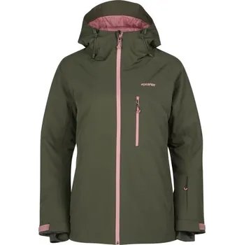 Dámská snowboardová bunda Reaper CORTINA XS Khaki, Růžová