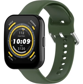Ostatní příslušenství k chytrým hodinkám VSECHNONAMOBIL 78918 SILICONE Vyměnitelný řemínek pro Amazfit Bip 5 / Bip 5 Unity tmavě zelený