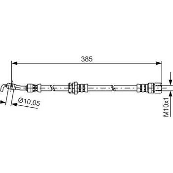 Brzdová hadice Brzdová hadice BOSCH 1 987 481 385