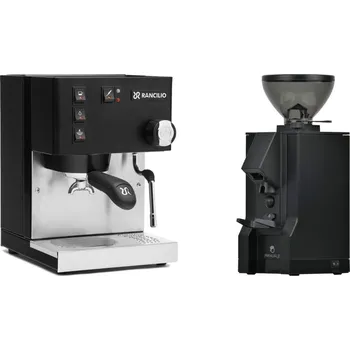 Kávovar Rancilio Silvia BC, black + Eureka Mignon Manuale, BL black