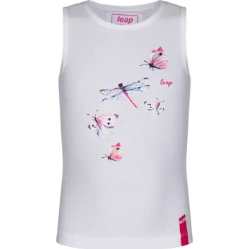Dívčí tílko LOAP BESLANA 158/164 Bílá, Mix