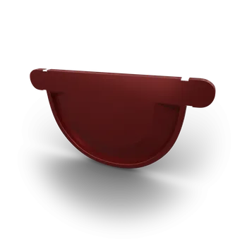 okap Bravo Čelo žlab. pozink + barva, Ø125 mm Barva: RAL 3009 - Červeno hnědá