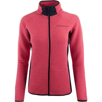 Dámská mikina Dámská mikina ALPINE PRO VULIA XS Růžová, Černá