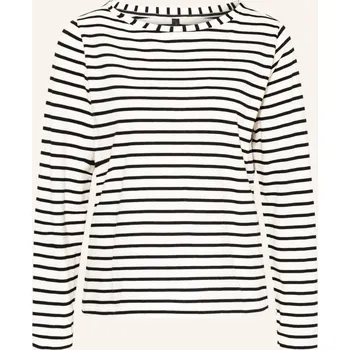 Dámské tričko 10days Dámské Tričko S Dlouhým Rukávem, bílá / černá, 42