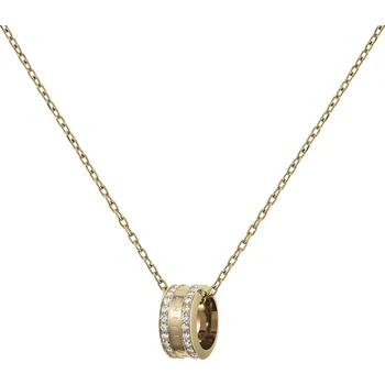 Náhrdelník Daniel Wellington Třpytivý pozlacený náhrdelník s kruhovým přívěskem Elan Lumine DW00400510 + 2 měsíce na vrácení zboží