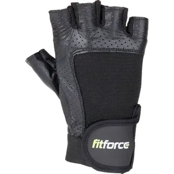 Fitness rukavice Fitforce PFR01 M Černá, Bílá