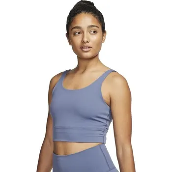 Dámské tílko Nike YOGA LUXE L Modrá