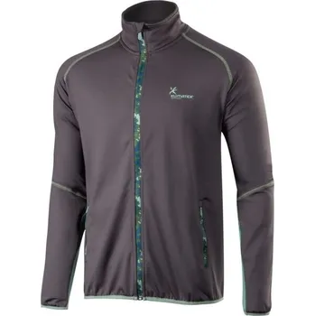 Pánská mikina Pánská outdoorová mikina Klimatex HIMO XXL Tmavě šedá, Zelená