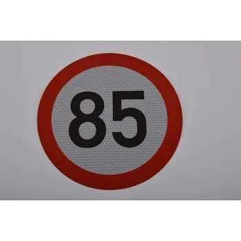 značka 85 km/h samolepka 200 mm reflexní třída II.