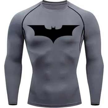 Pánská móda Přiléhavé pánské tričko Batman Barva: Růžová, Velikost: 3XL