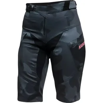 Cyklistické kalhoty Dámské kraťasy - Trautenberk 2024 - Black Camo / Old Pink 28