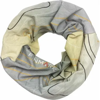 Šátek Multifunkční šátek Finmark FS-224 OS Šedá, Žlutá