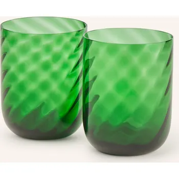 Sklenice Dolce & Gabbana Casa Sada 2 Sklenic Na Pití Carretto, zelená