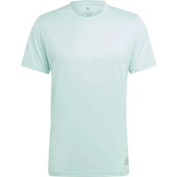 Pánské tričko Pánské běžecké tričko adidas RUN IT TEE 2XL Světle modrá, Šedá
