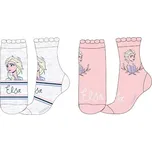 Dívčí ponožky Frozen 52348893 2 páry, šedá / světle růžová