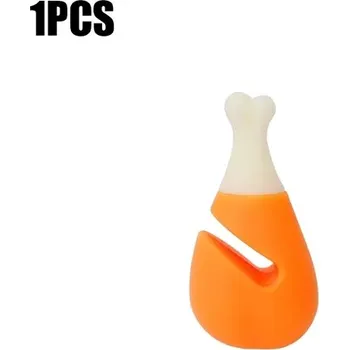 Silikonový držák pokličky s vtipným motivem - Kuřecí stehno