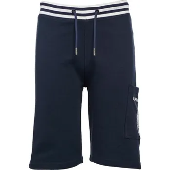 Chlapecké šortky ALPINE PRO CILIO 128-134 Tmavě modrá, Bílá