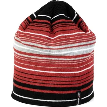 Čepice Zimní pletená čepice Finmark WINTER HAT OS Červená, Bílá, Černá
