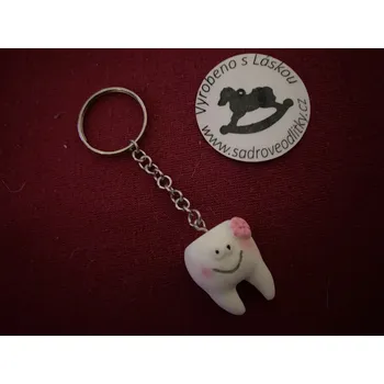 HandMade by VeJa Přívěšek na klíče - zub