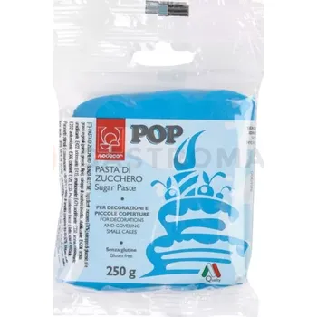 Výroba svíčky Cukrová hmota, azo-free, světle modré, 250 g | MODECOR, 25323