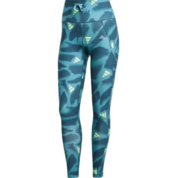 Dámské legíny Dámské běžecké legíny adidas RUNNING LEGGINGS XS Tmavě zelená, Světle modrá, Žlutá