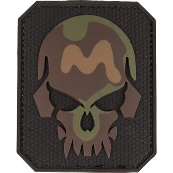 Nášivka 3D SKULL PVC M.KLETT LG TARN, 8*6.5cm