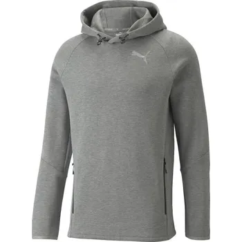 Pánská mikina Sportovní mikina Puma EVOSTRIPE HOODIE M Šedá