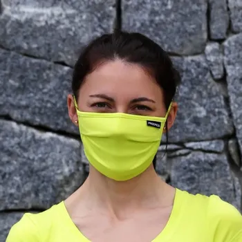 Bambusová rouška s kapsou PROGRESS ROUŠKA LITE S/M Reflexní neon