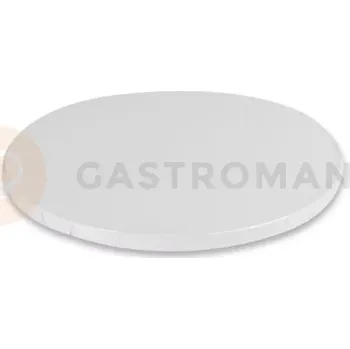 Podložka kartonová pod dorty a zákusky, kulatá, bílá, 35x1,2 cm | MODECOR, 30619G