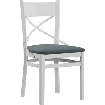 Jídelní židle Jídelní židle PROVENCE X | 43 cm | šedá/bílá