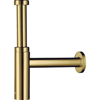 Sifon Hansgrohe Flowstar S, designový sifon, leštěný vzhled zlata, HAN-52105990