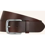 Brax Pánský Kožený Opasek, tmavě hnědá, 90