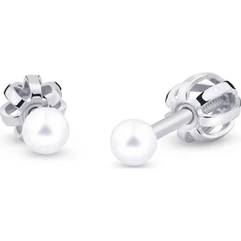 Náušnice Cutie Jewellery Perlové náušnice z bílého zlata Z3003/4/5 0,3 cm + 2 měsíce na vrácení zboží