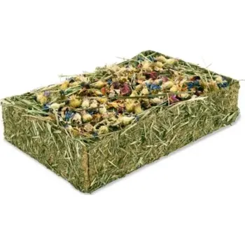 Krmivo pro hlodavce JR Farm Krabička se senem a květy 130 g