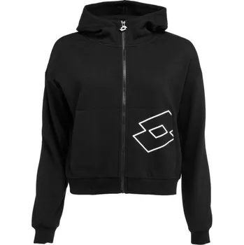 Dámská mikina Dámská krátká mikina Lotto MAMIRA XL Černá, Bílá