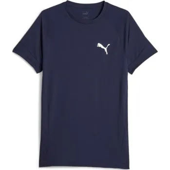 Pánské tričko Puma EVOSTRIPE TEE XXL Modrá, Bílá