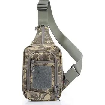 Brašna - taška na hruď, digital, 13*6*18CM, Smilodon