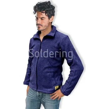 Pánská mikina ESD fleecová mikina, unisex, námořnická modrá, velikost S - 101007723