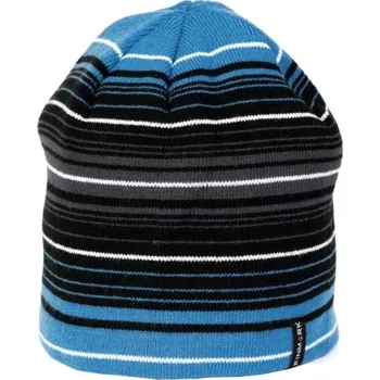 Čepice Zimní pletená čepice Finmark WINTER HAT OS Černá, Modrá, Bílá, Tmavě šedá