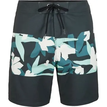 Pánské plavky Pánské koupací šortky O'Neill HYPERFREAK CAMORRO 17'' 31 Tmavě šedá, Tyrkysová