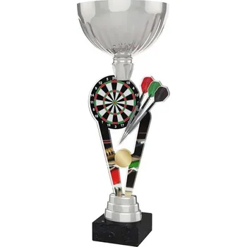 Akrylátová trofej ACUPSILVM27, Výška | Barva 32 cm, Podstavec Bílý