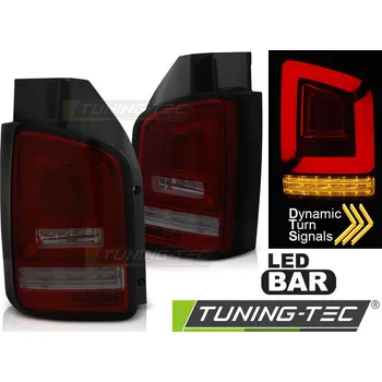 Zadní světlomet LED PÁS ZADNÍ SVĚTLA ČERVENÝ KOUŘ SEQ pro VW T5 04.03-09