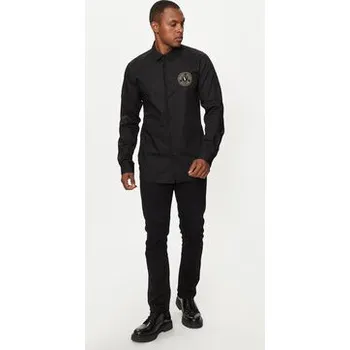 Pánská košile Versace Jeans Couture Košile 76GALYS2 Černá Regular Fit 46