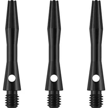 Příslušenství pro šipky Násadky Designa Aluminium Black Extra Short