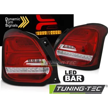 Zadní světlomet SUZUKI SWIFT VI 17- ČERVENÁ BÍLÁ LED SEQ