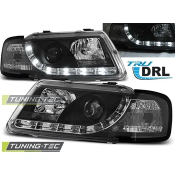 Přední světlomet SVĚTLOMETY TRUE DRL černý pro AUDI A3 8L 08.96-08.00