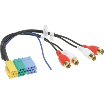 ISO konektor Universální značka AUX adaptérů AUX výstup adaptér 252102 + Prodloužená lhůta na vrácení zboží do 40 dnů