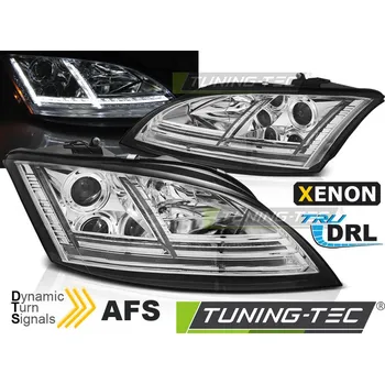Přední světlomet XENON SVĚTLOMETY LED DRL CHROME SEQ pro AUDI TT 06-10 8J s AFS